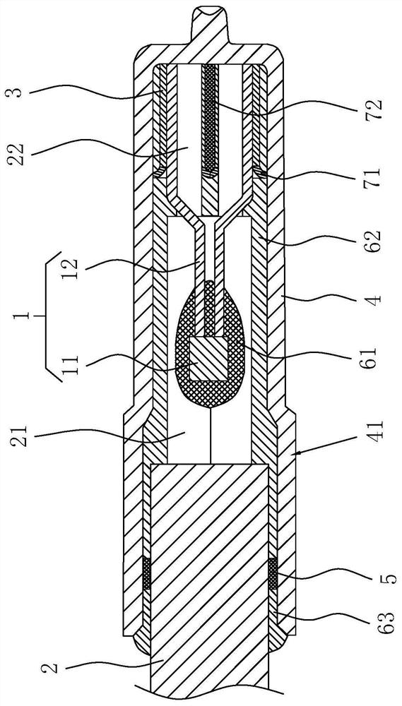 Temperature sensor and assembling method thereof