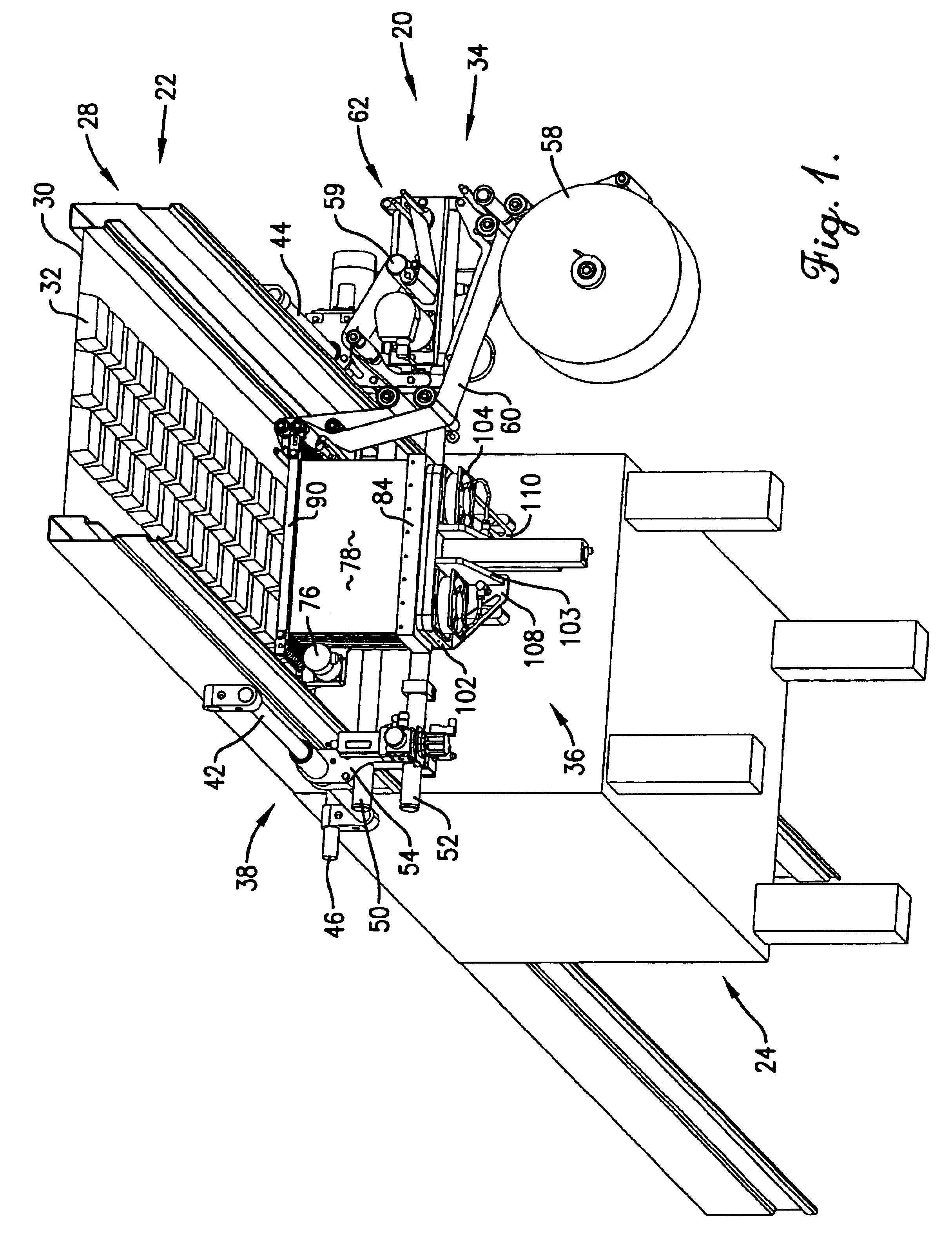 Labeling device having enhanced sanitary design