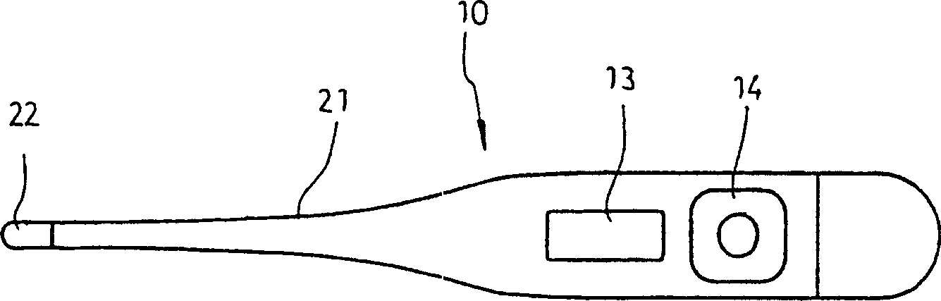 Quick response electrothermometer