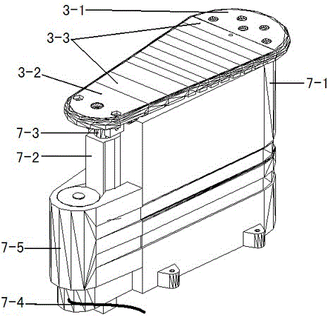 A segmented adjustable three-dimensional foot scanner and its usage method