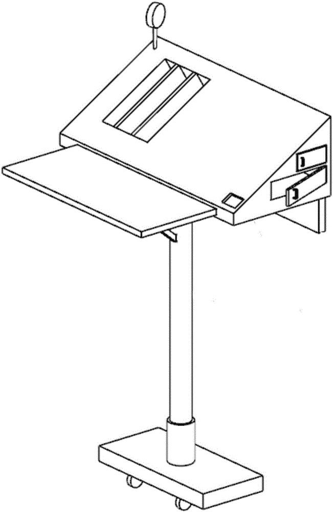 Multifunctional teaching desk