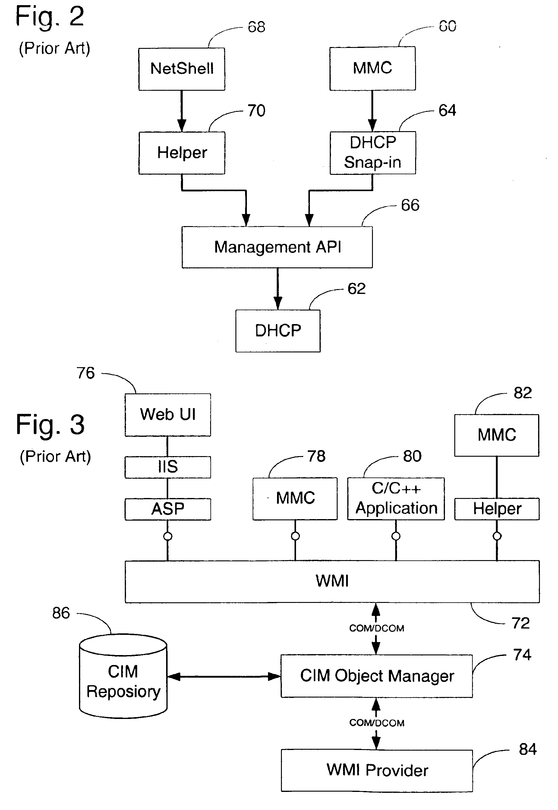 Back-end decoupled management model and management system utilizing same