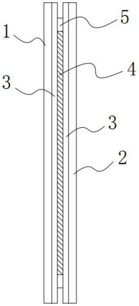 Electronic product with touch screen and display screen and method for preventing bonding of touch screen and display screen