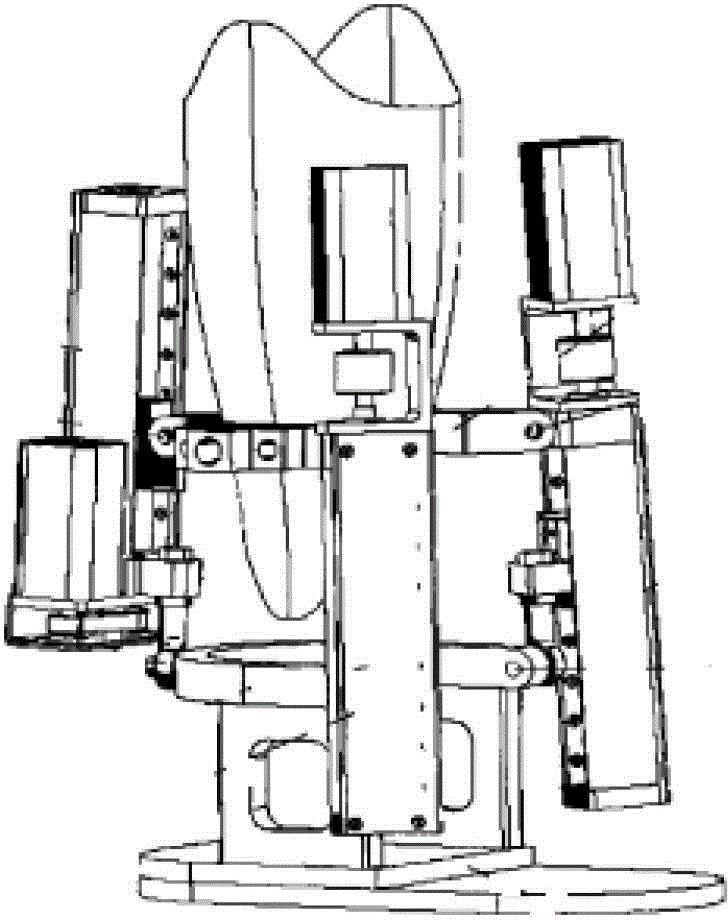 Artificial limb ankle joint with four passive degrees of freedom