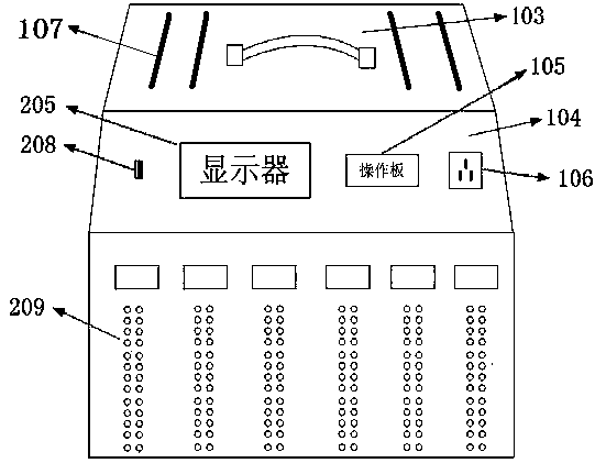 Portable storage battery pack voltage acquisition instrument