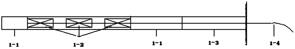 Tunnel excavation water pressure blasting construction method