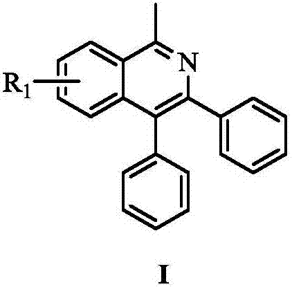 Novel polysubstitution isoquinoline derivative and synthesis method thereof