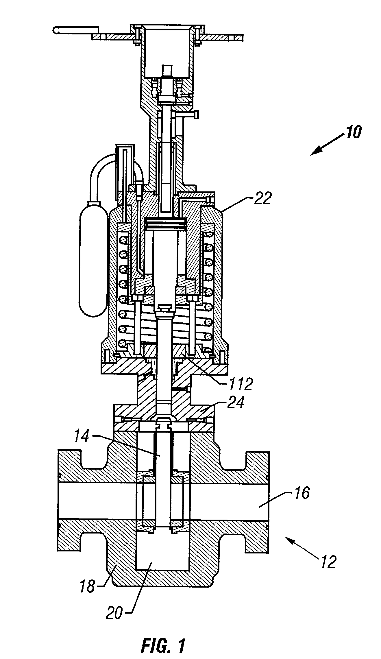 Valve actuator and method