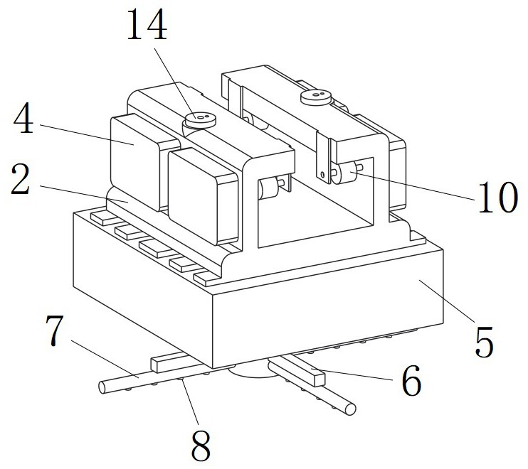 Unmanned plant protection machine with electric track and charging and liquid-adding method