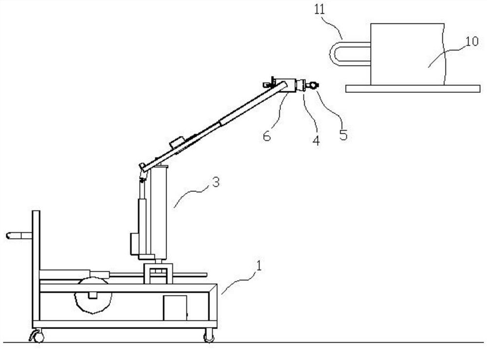 An automatic cleaning device for air -conditioned refrigerant stains