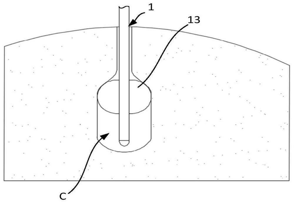 Cerebrospinal fluid drainage tube and cerebrospinal fluid drainage device