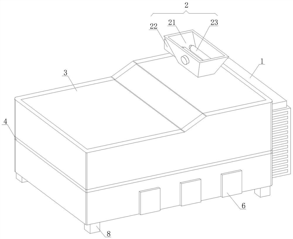 A one-time air-selecting equipment system for leaf medicinal materials