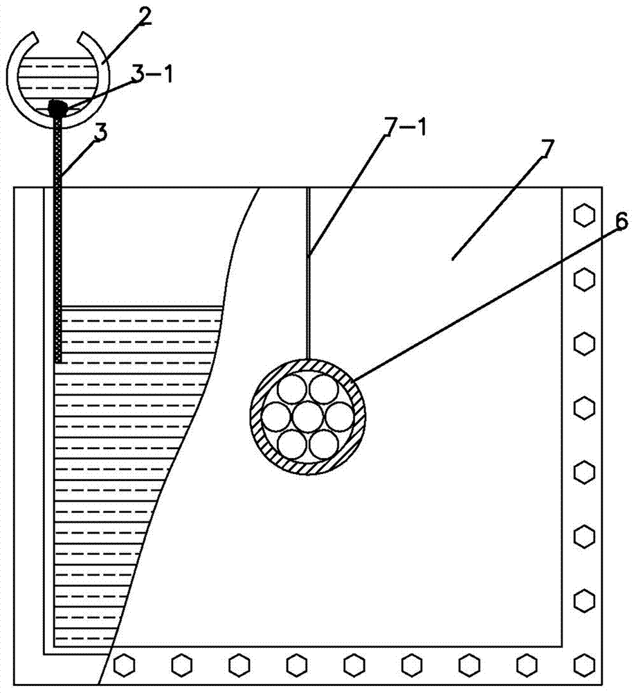 Cooling device and cooling method after extrusion of cross-linked cable polyethylene insulating sheath