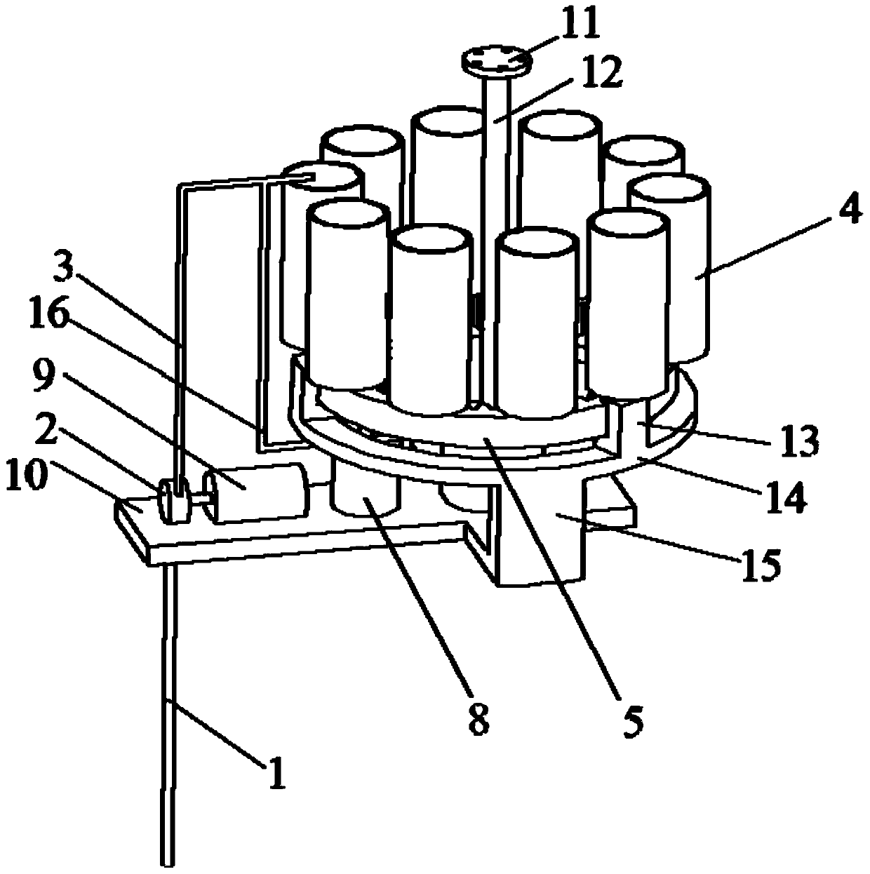 Water quality monitoring UAV water sample collection device