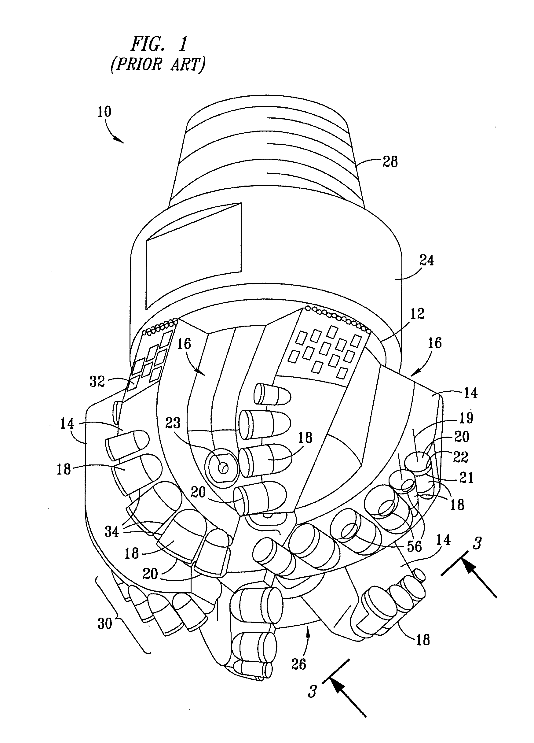 Cutter having shaped working surface with varying edge chamfer