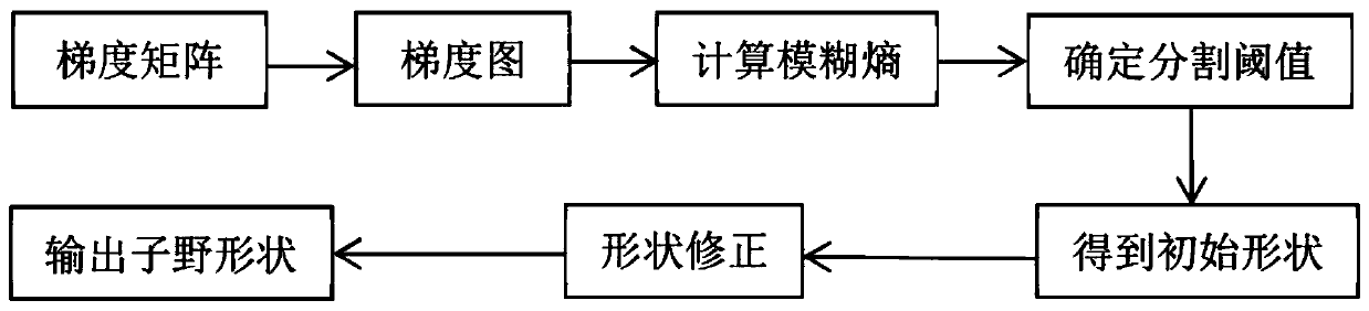 Direct sub-field optimization method and system based on fuzzy entropy