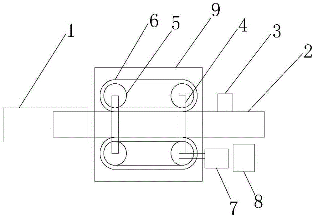 Three-color feeding device of 3D printing machine head