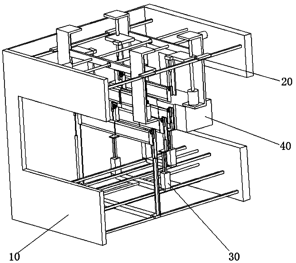 Lamination device and lamination method for lithium battery