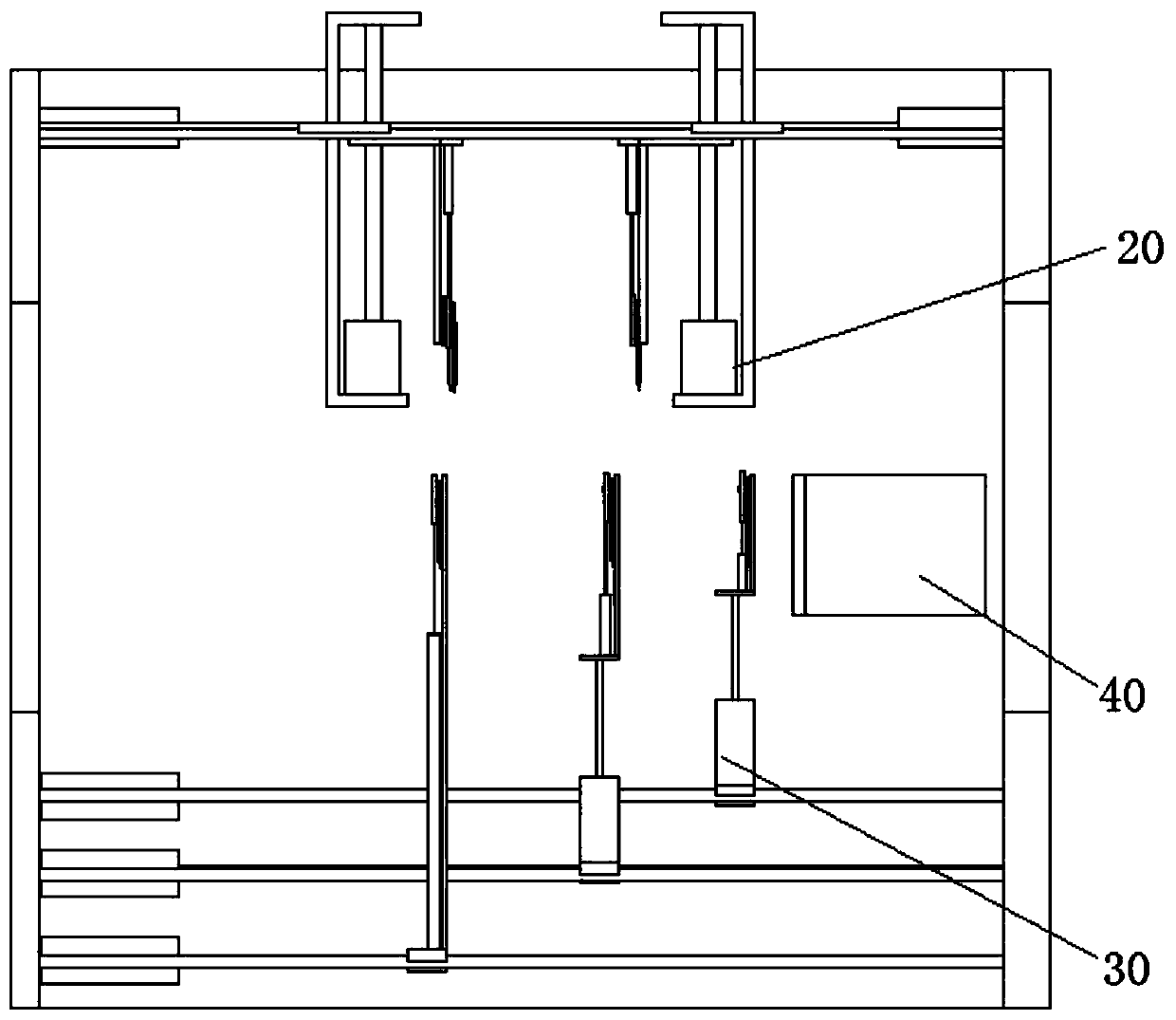 Lamination device and lamination method for lithium battery