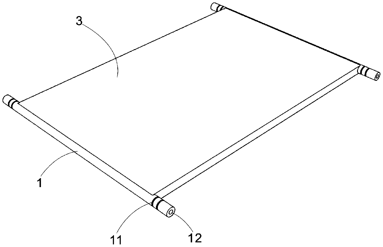 An adjustable holding frame suitable for solar street lamp pillars