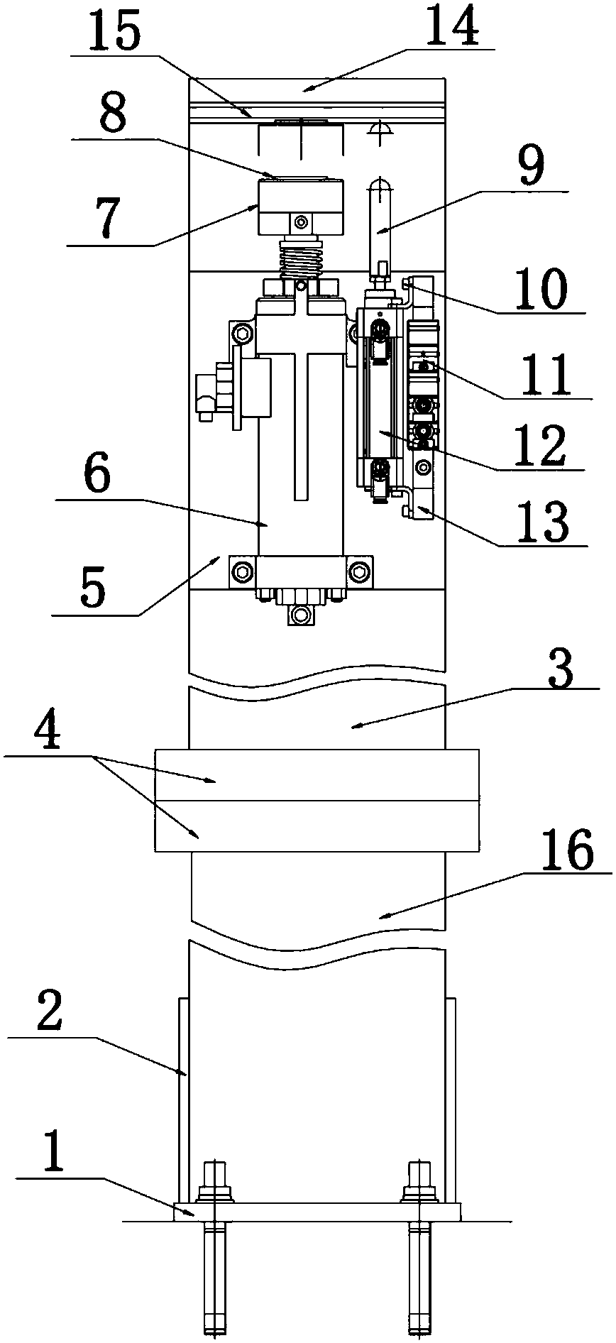 Reverse marking device for box-type furnace production line