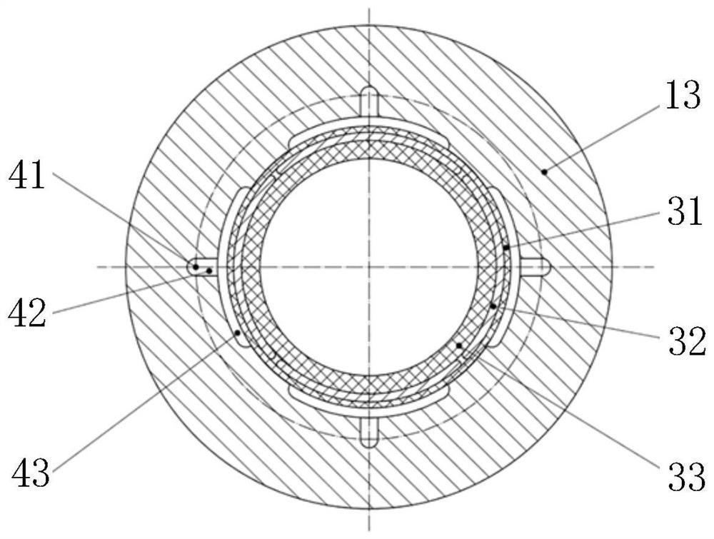 High-pressure water jet conveying device