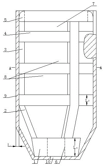 Cage type steel bar connector with cone and construction method thereof