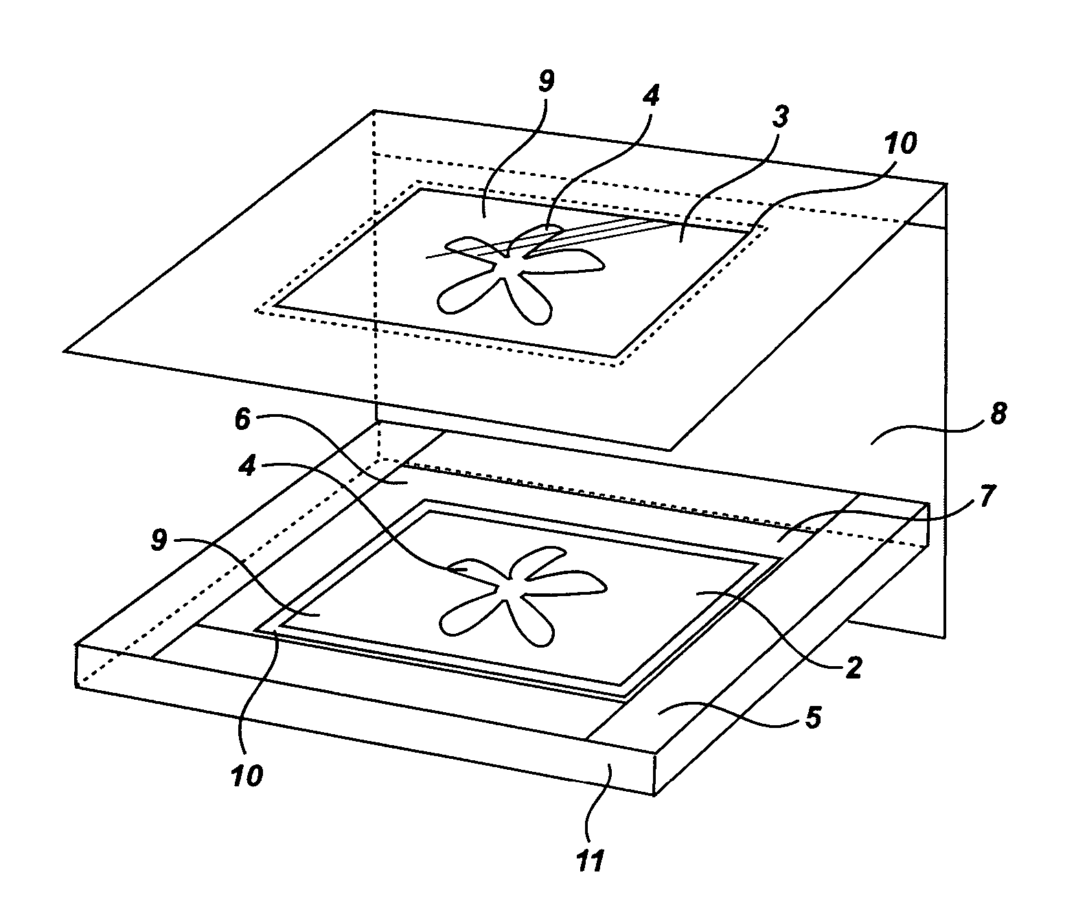 Versatile decorative object, named the Paired Image Print, having a unique visual effect and a method of making said versatile decorative object