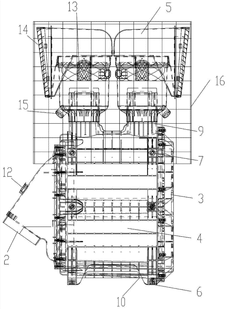 Air filter assembly applied to automobiles