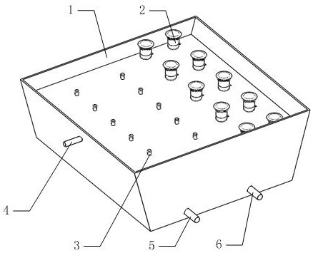 A rainwater secondary use rainwater garden suitable for sponge city construction