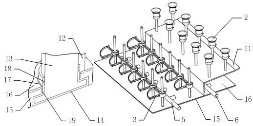 A rainwater secondary use rainwater garden suitable for sponge city construction