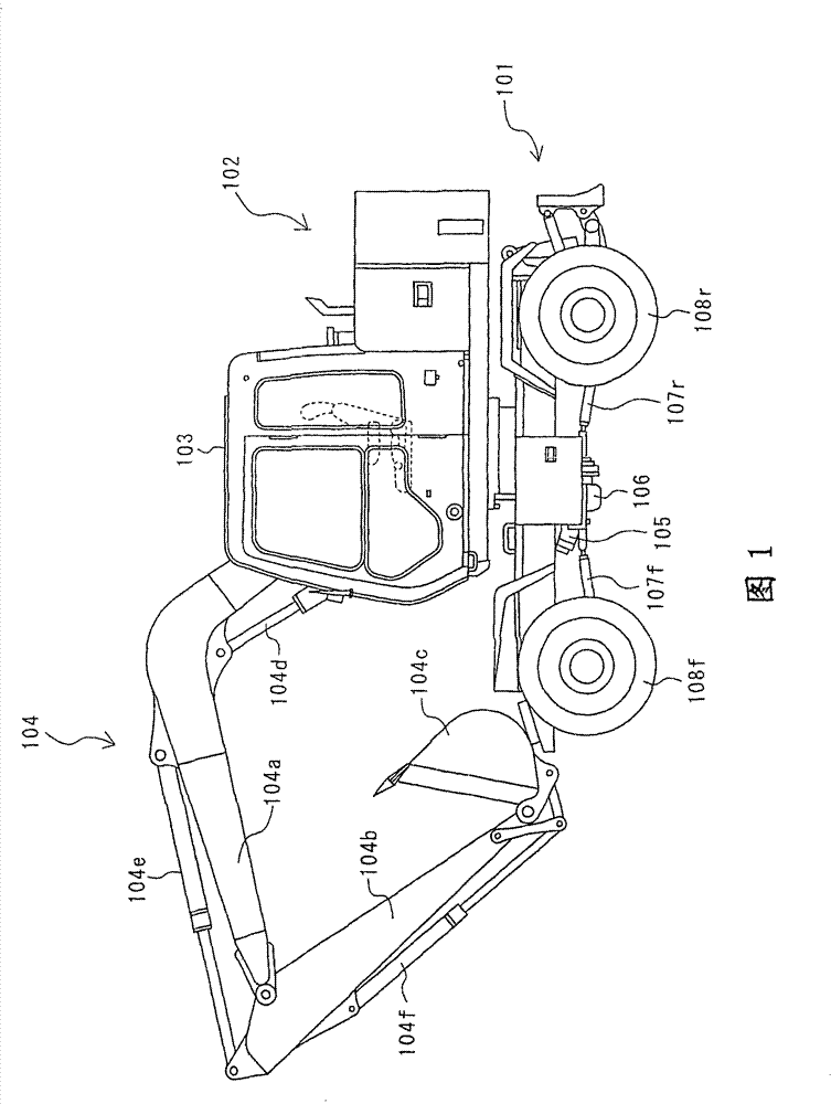 Travel control device for hydraulic traveling vehicle