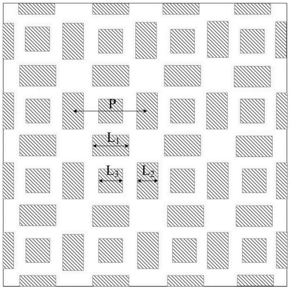 Middle-infrared band broadband cycle wave-absorbing material