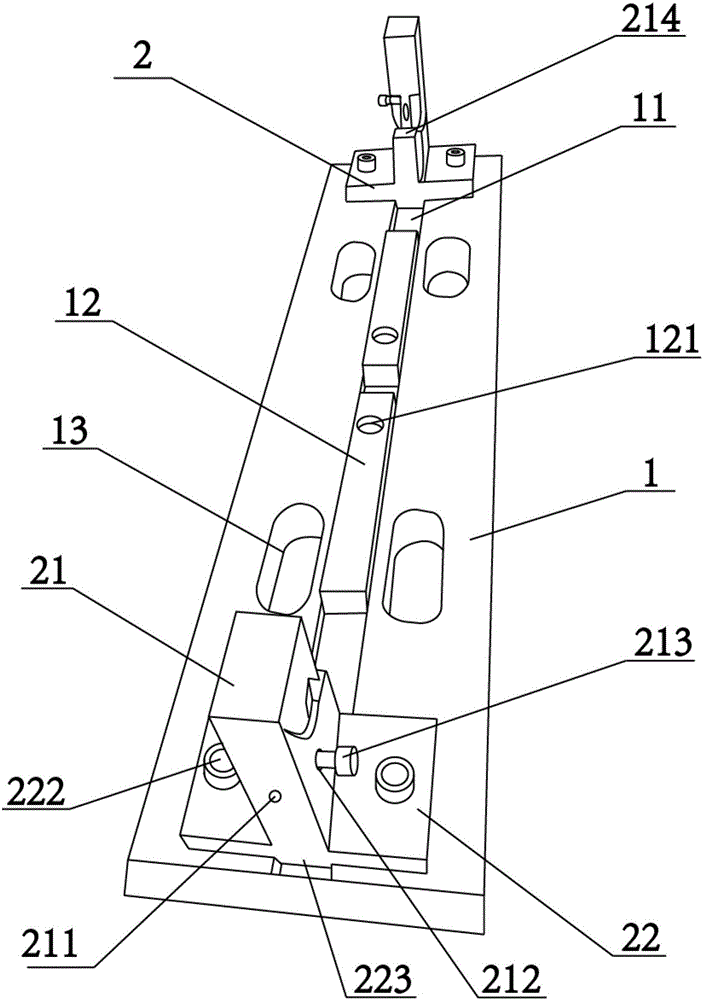 Roll guide checking platform and checking method for finishing mill and pre-finishing mill