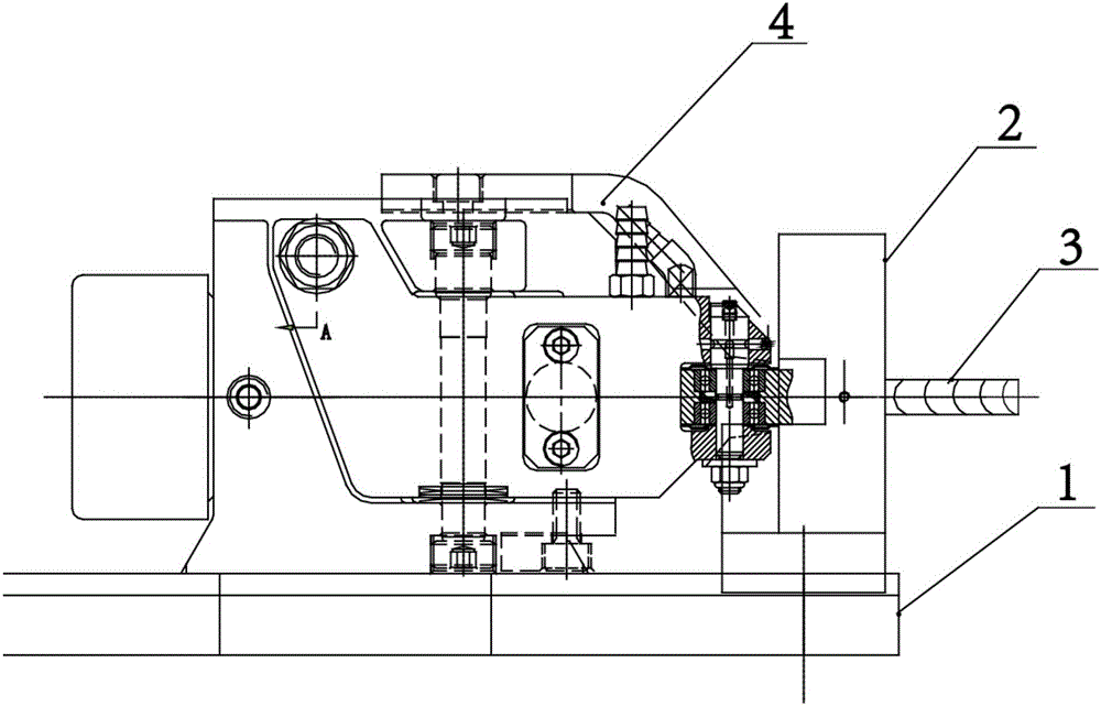 Roll guide checking platform and checking method for finishing mill and pre-finishing mill