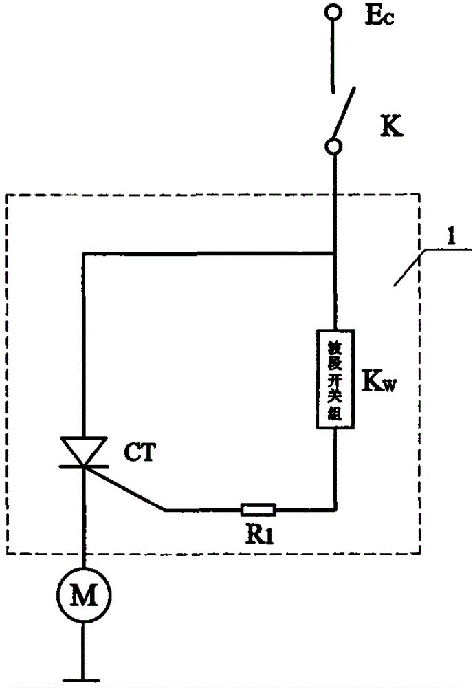 Car start control device with coded lock