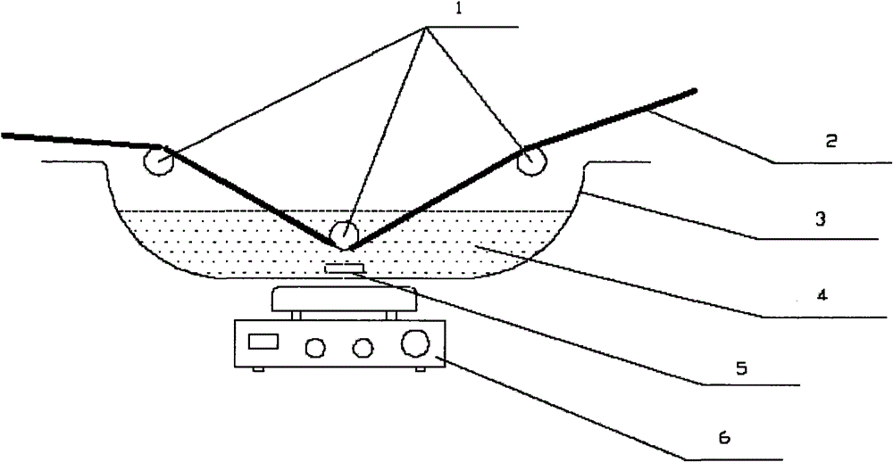 Glue solution for surface treatment of nickel-metal hydride (NI-MH) battery plate and gum dipping device