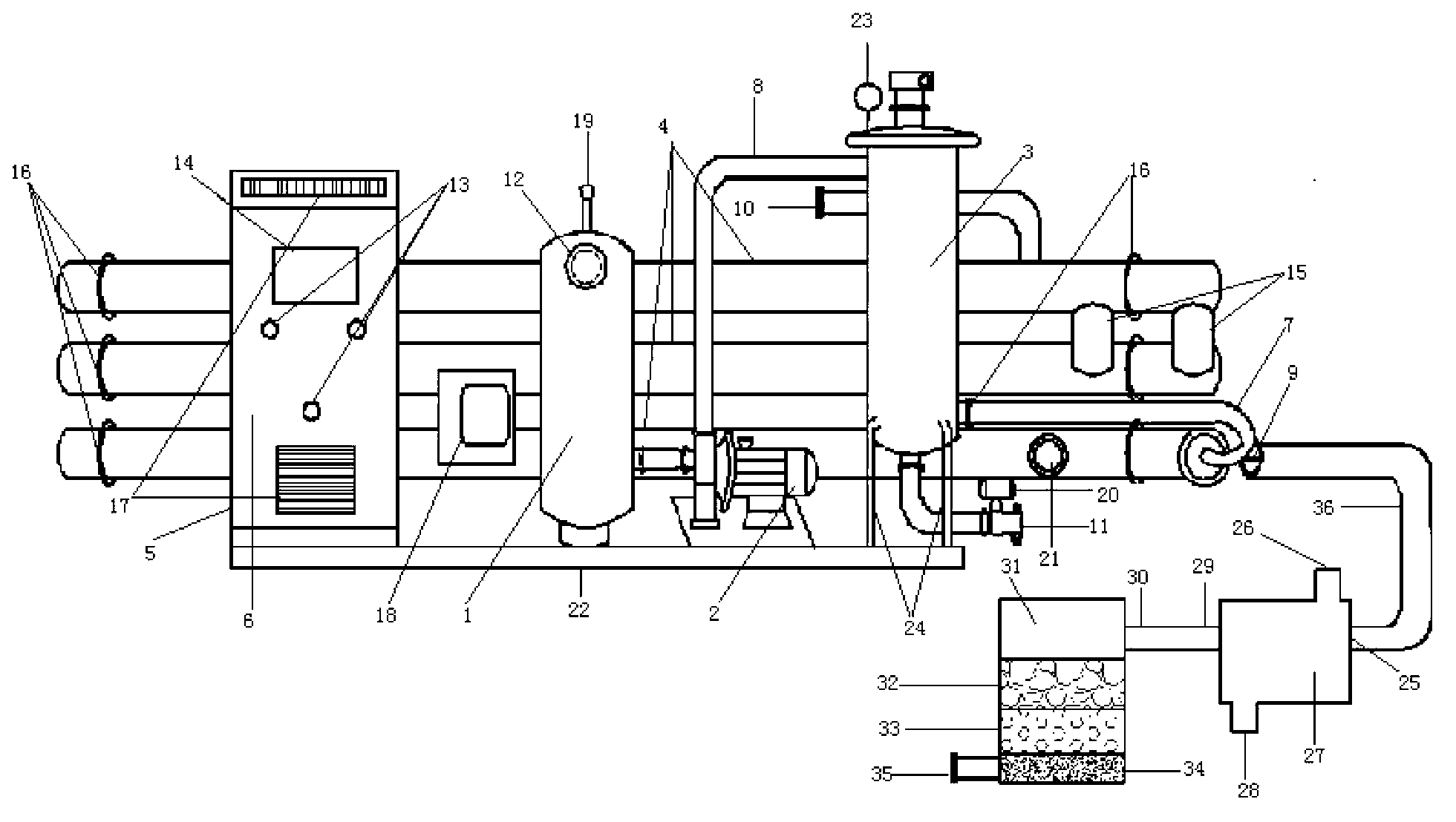 Printing and dyeing wastewater heat energy recovery and anti-dirty treatment method