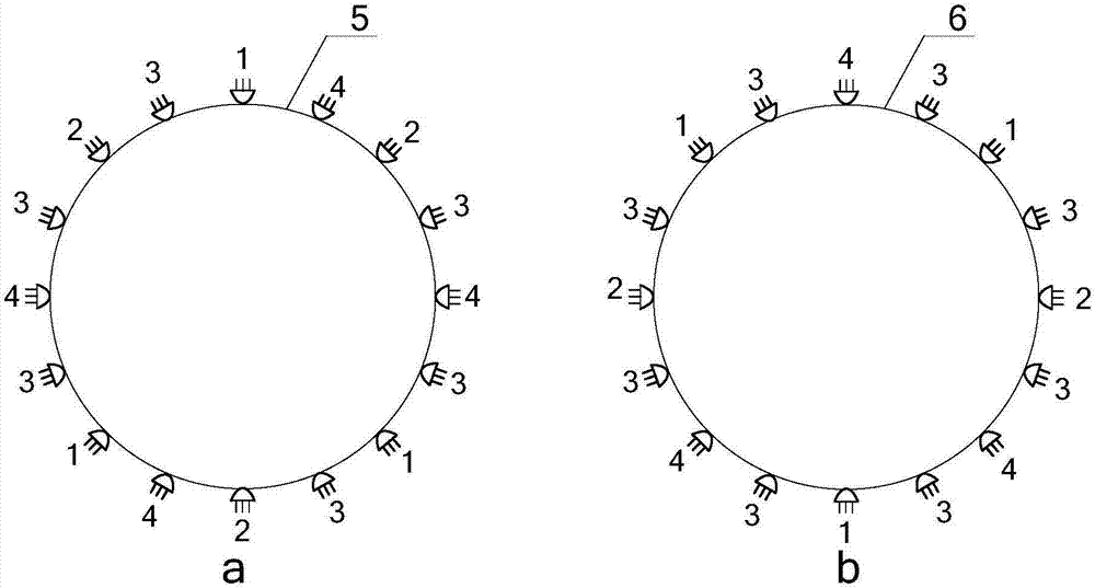 Electromagnetic valve combination-based cooling wind tunnel temperature control method