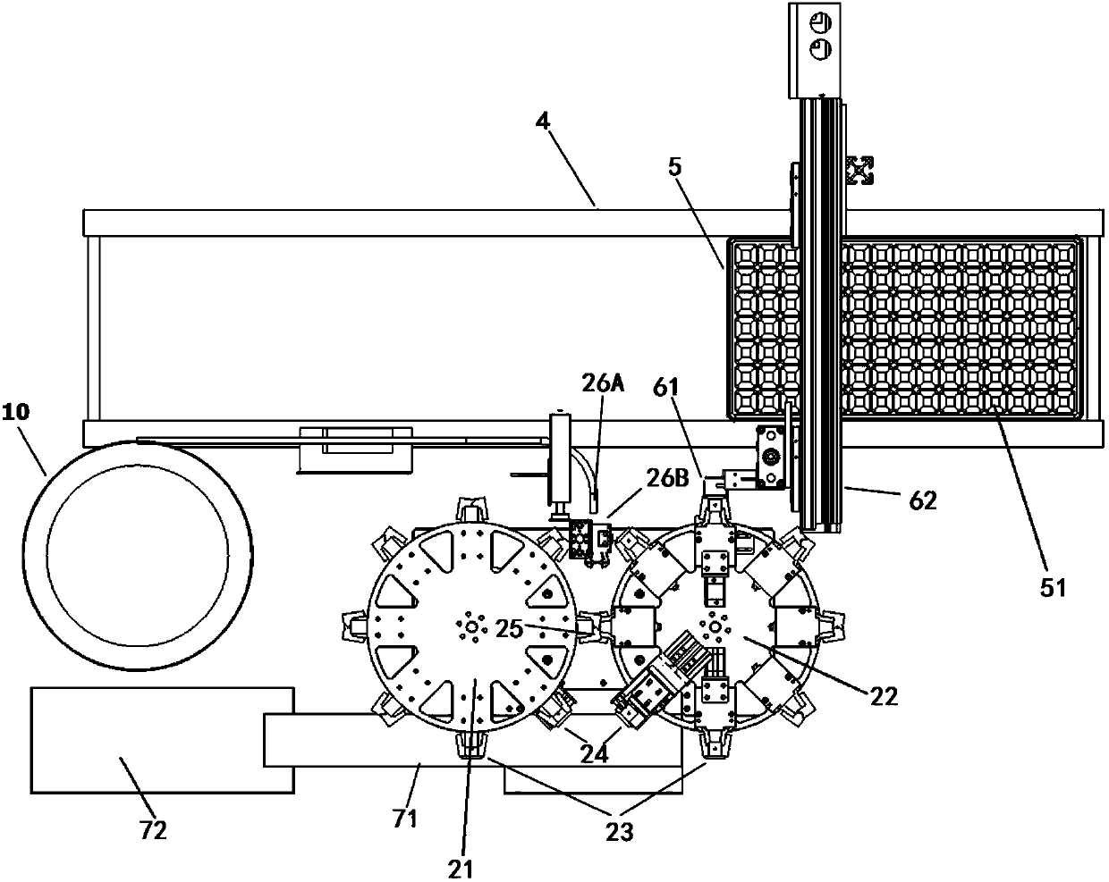 Multi-station automatic grafting device