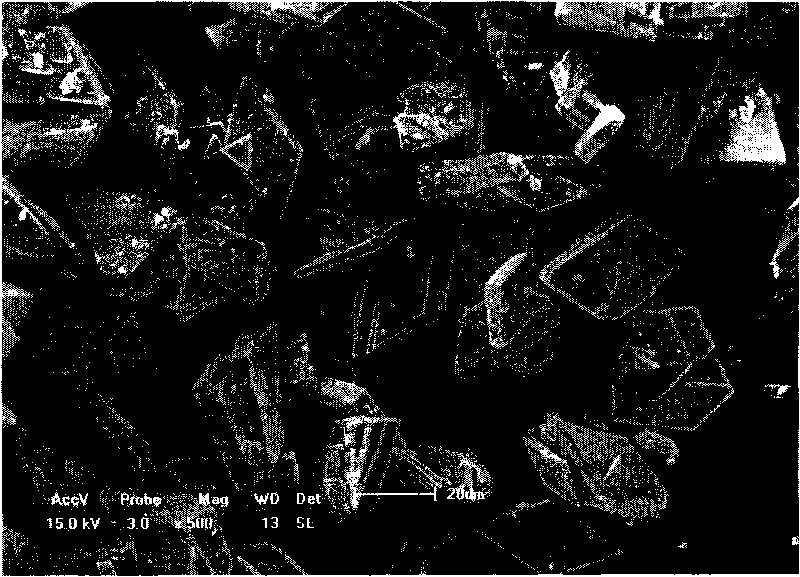 Method for preparing battery cathode active substance calcium zincate