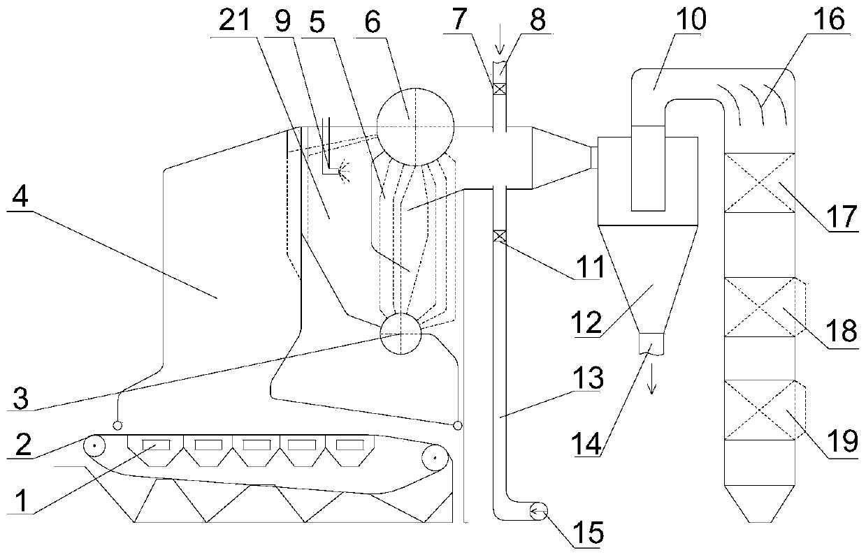 SCR inlet flue gas pre-treatment system and method