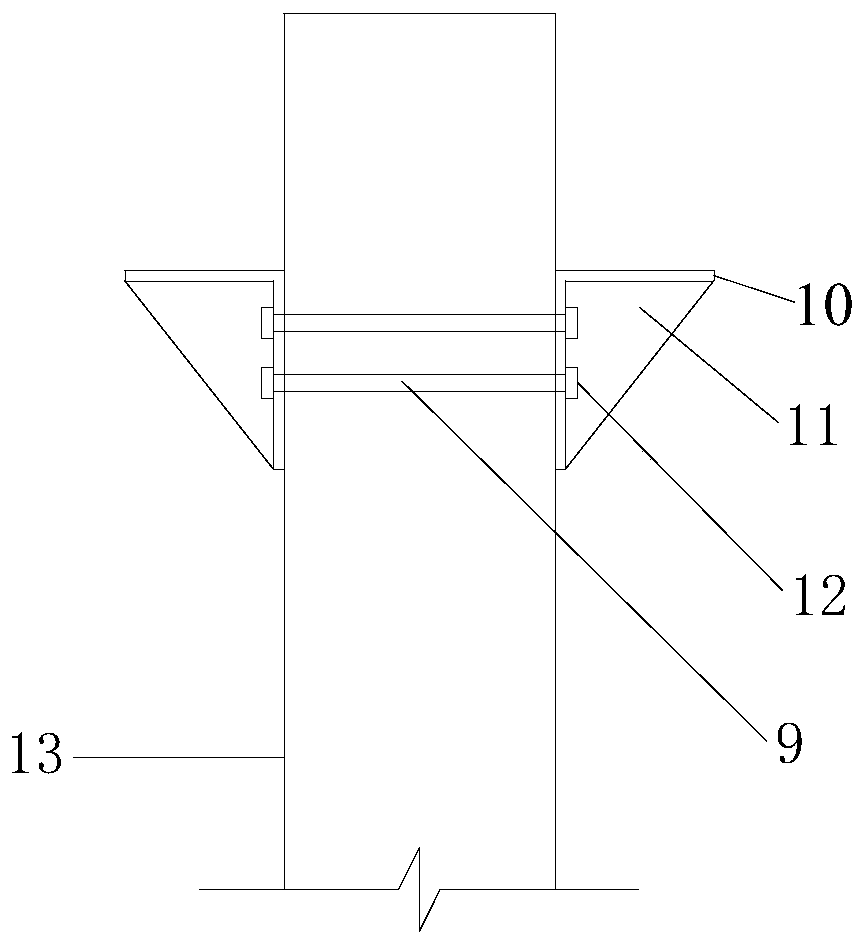 Cast-in-situ box girder support system and construction method thereof