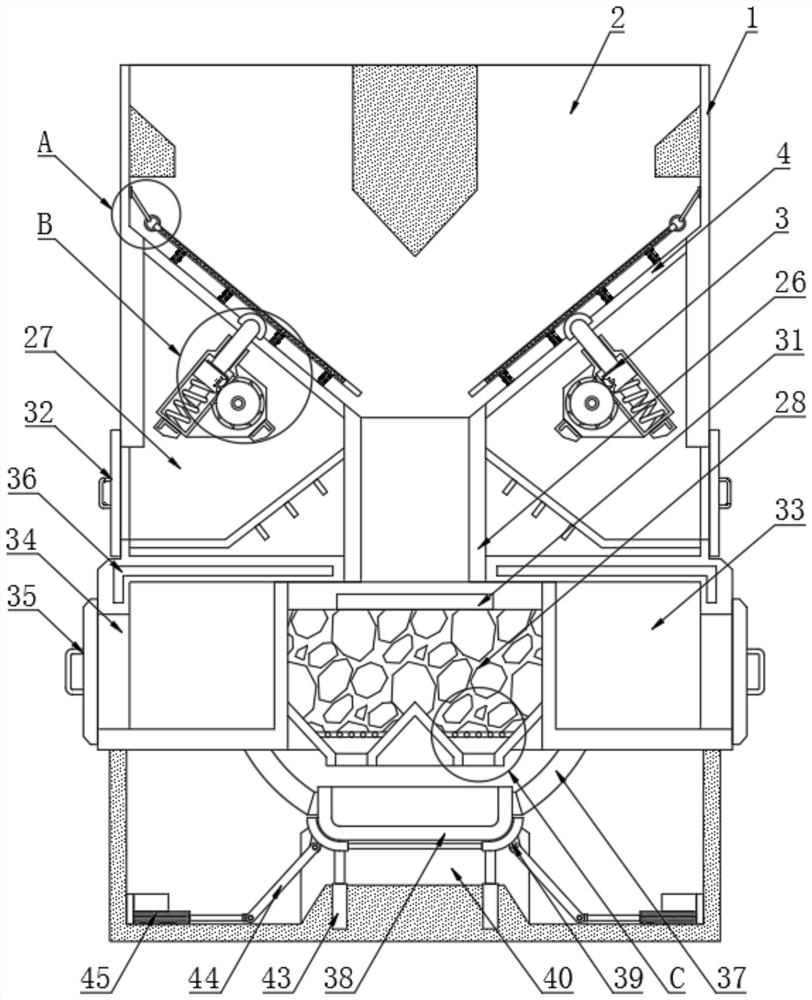 A kind of aluminum alloy recycling device for construction solid waste