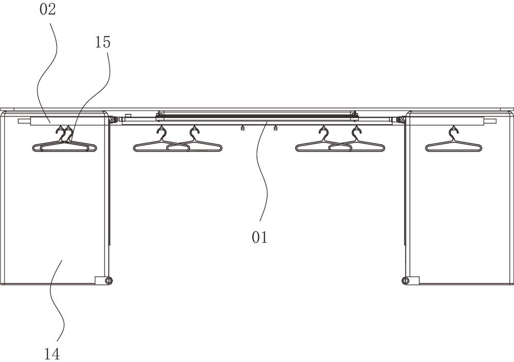 A lift-and-joint clothes-drying pole structure