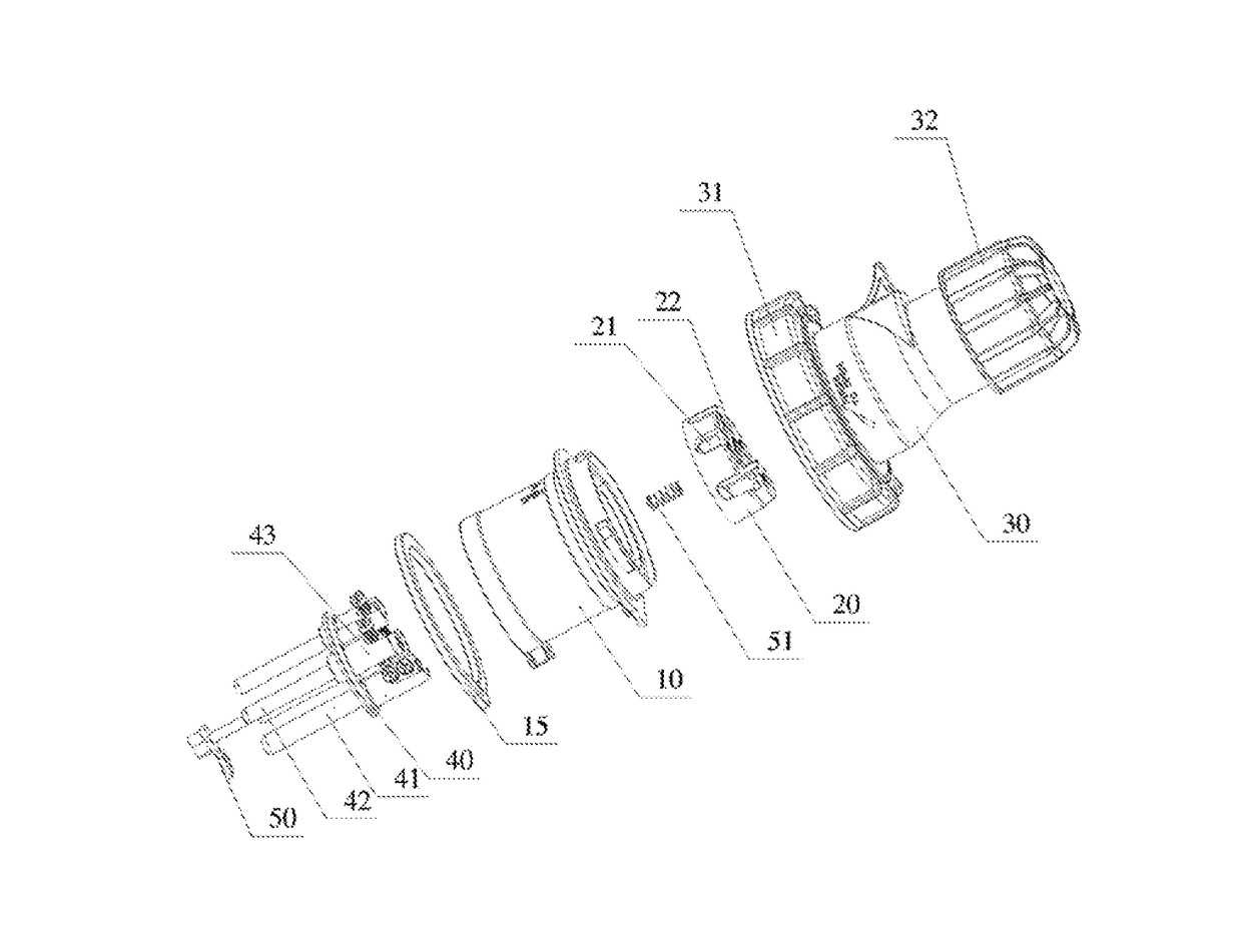 Industrial plug used for marine container