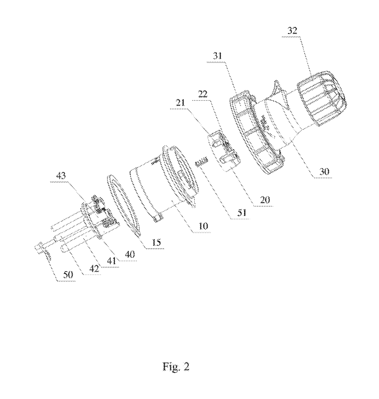 Industrial plug used for marine container