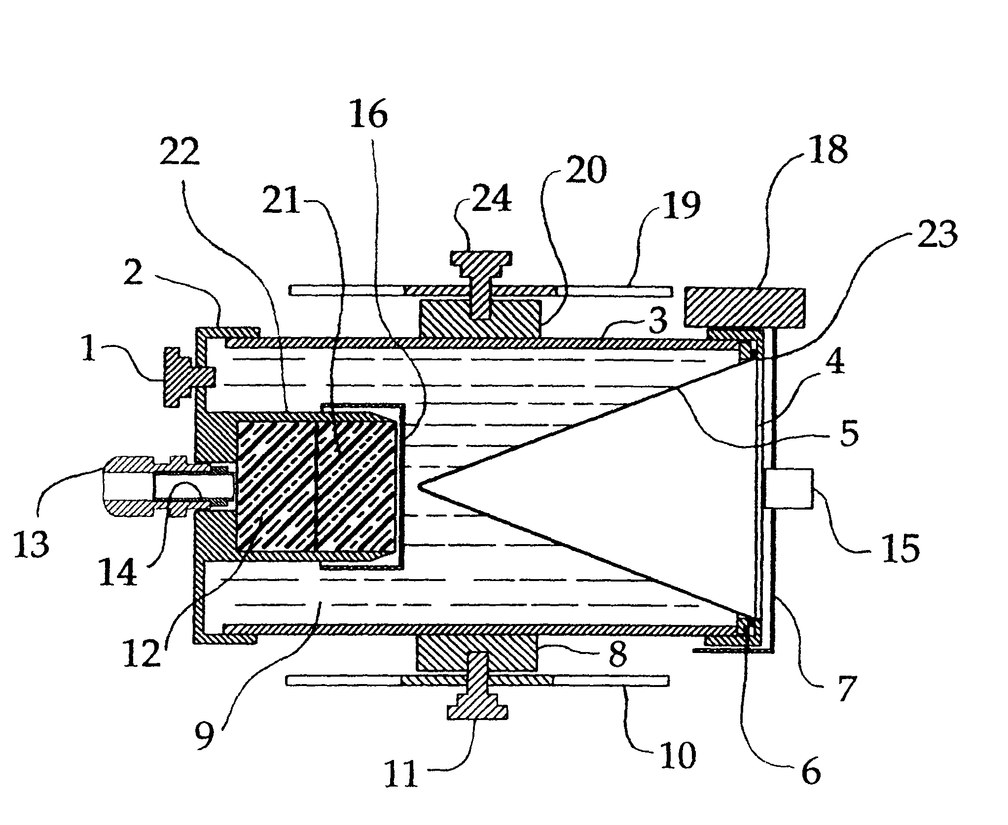 Precision water jet disruptor delivery system