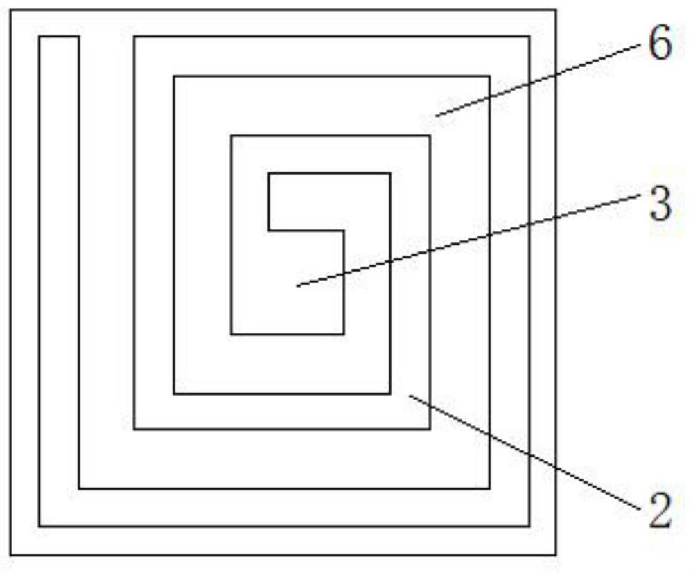 Spiral ring electrode silicon array detector