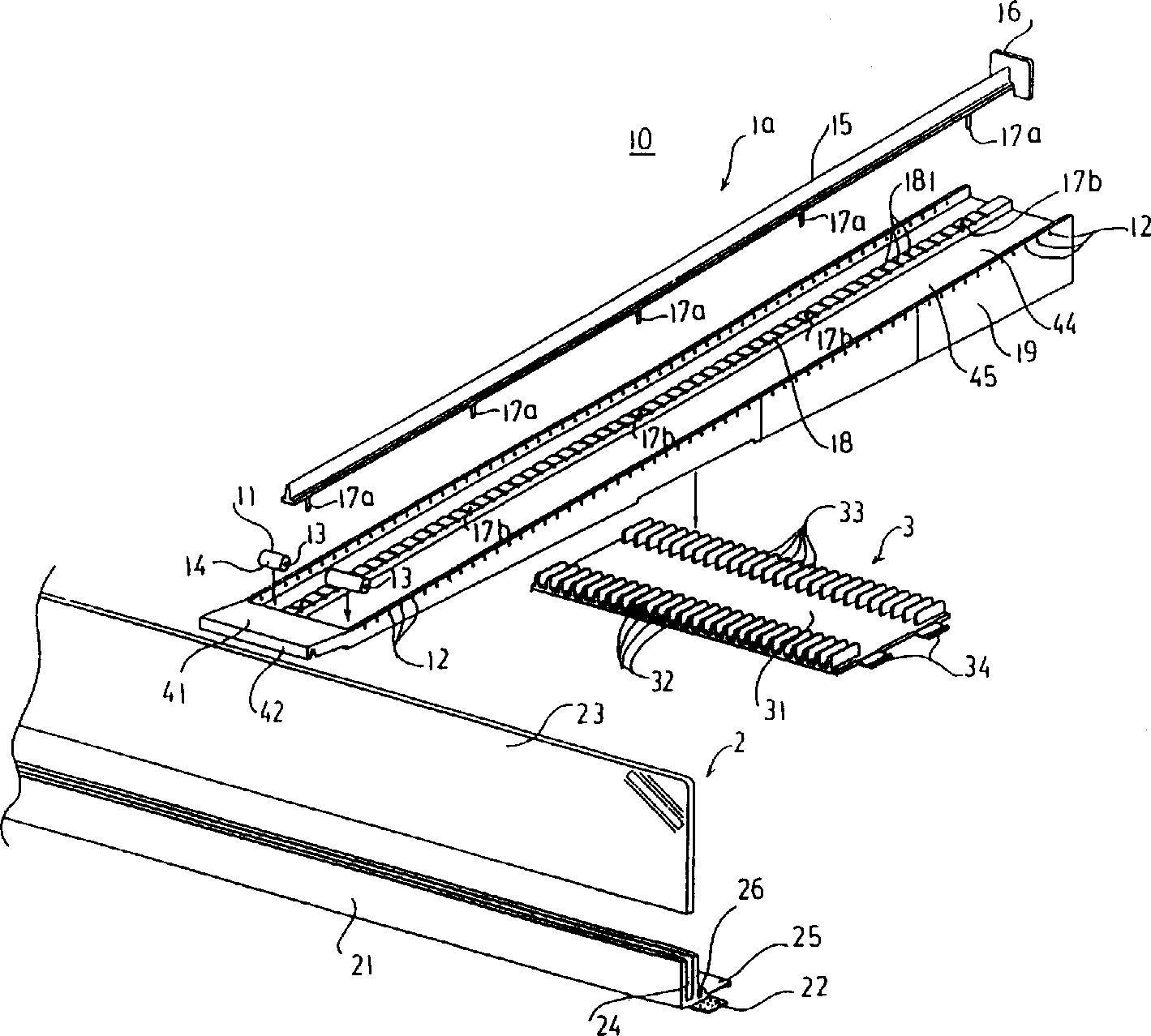 Goods display unit